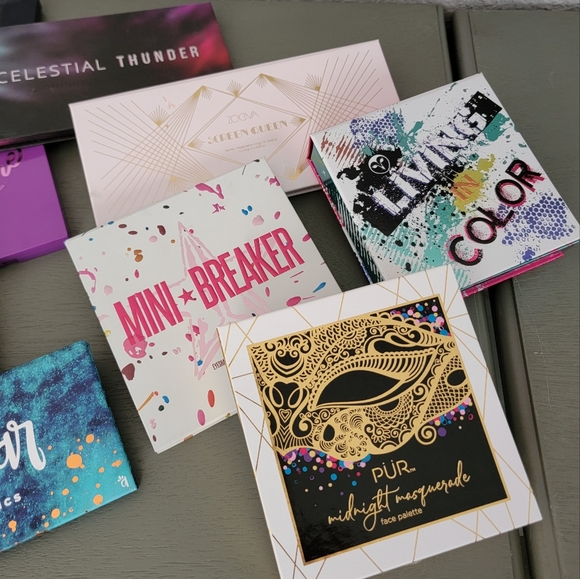Eyeshadow palette bundle; 10 palettes!; Fenty Beauty, Jeffree Star, Pur, etc - Picture 3 of 15